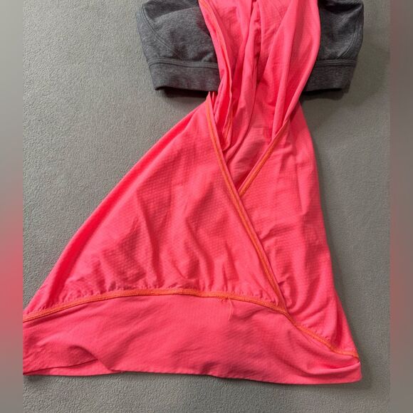 Lululemon women No Limit Tank Racerback Built In Bra Gray Pink Size 6 - Picture 10 of 15